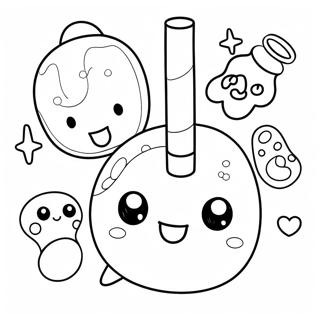 Pagina Para Colorir Dos Personagens Fofos De Tamagotchi 26883-24566