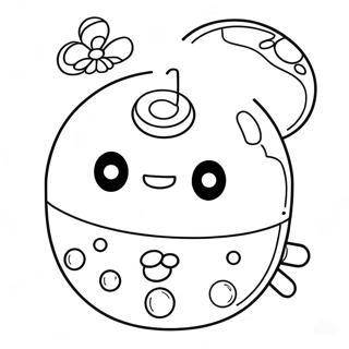 Pagina Para Colorir Dos Personagens Fofos De Tamagotchi 26883-24567