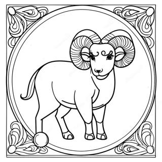 Pagina Para Colorir Signo Do Zodiaco Aries 26962-24628