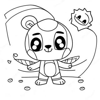 Pagina Para Colorir Dos Personagens Chibi Sol E Lua Fnaf 27013-24671