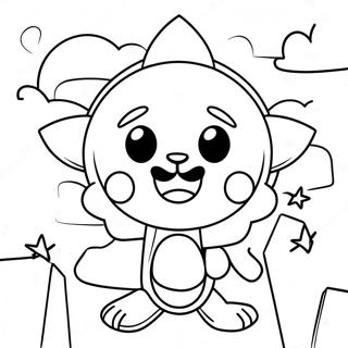 Pagina Para Colorir Dos Personagens Chibi Sol E Lua Fnaf 27013-24672