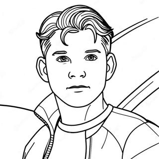 Pagina Para Colorir Tom Holland 27062-24708