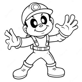 Pagina Para Colorir Mikey Em Acao 27083-24728