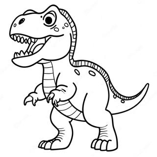 Pagina Para Colorir Dinossauro T Rex Rugindo 27103-24744