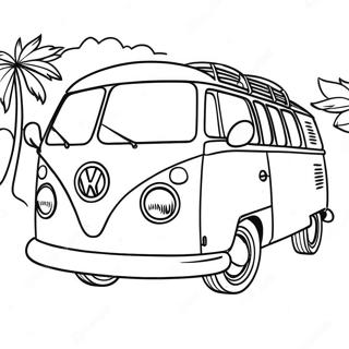 Pagina Para Colorir Onibus Volkswagen Retro Dos Anos 60 27123-24757