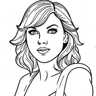 Pagina Para Colorir Taylor Swift Midnights 27132-24763