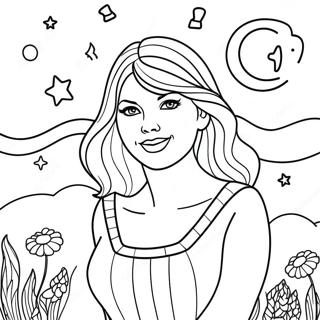 Pagina Para Colorir Taylor Swift Na Noite Estrelada 27133-24766