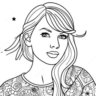 Pagina Para Colorir Taylor Swift Na Noite Estrelada 27133-24767