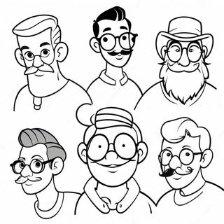 Pagina Para Colorir Personagens Da Disney Hipster 27142-24772