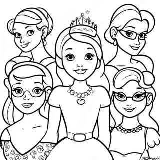 Pagina Para Colorir Princesas Da Disney Vintage Hipster 27143-24776