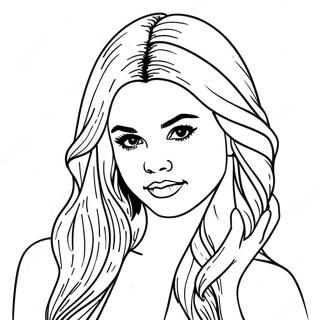 Pagina Para Colorir Selena Gomez 27202-24820