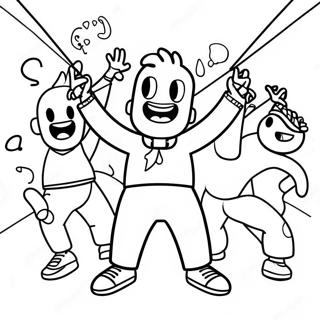 Pagina Para Colorir Festa De Danca Gonoodle 27264-24864