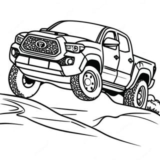 Pagina Para Colorir Do Toyota Tacoma Classico Off Road 27334-24917