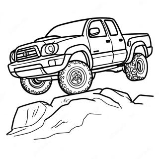 Pagina Para Colorir Do Toyota Tacoma Classico Off Road 27334-24920