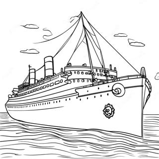 Pagina Para Colorir Navio Britannic 27453-25012