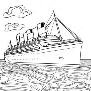 Pagina Para Colorir Majestoso Transatlantico Britannic 27454-25015