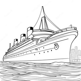 Pagina Para Colorir Majestoso Transatlantico Britannic 27454-25016