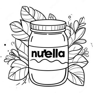 Nutella Páginas Para Colorir