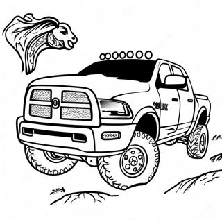 Pagina Para Colorir Do Caminhao Ram Off Road 27514-25062