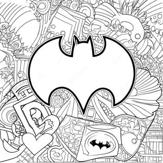 Pagina Para Colorir Do Logo Do Batman 27553-25084