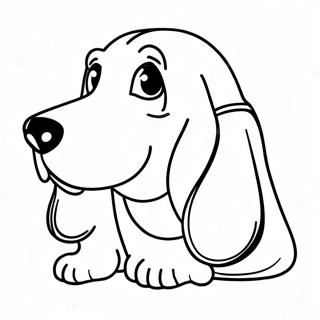 Pagina Para Colorir De Basset Hound 27583-25108