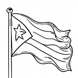 Pagina Para Colorir Da Bandeira De Cuba Vibrante 27654-25168