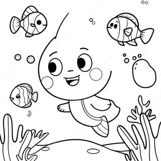 Pagina Para Colorir Da Aventura Subaquatica Do Pinkfong E Amigos 2768-2253