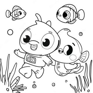 Pagina Para Colorir Da Aventura Subaquatica Do Pinkfong E Amigos 2768-2255