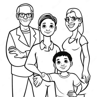 Pagina Para Colorir Da Familia Orgulhosa 27793-25274