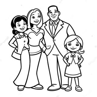 Pagina Para Colorir Da Familia Orgulhosa 27793-25275