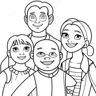 Pagina Para Colorir Da Familia Orgulhosa 27793-25276