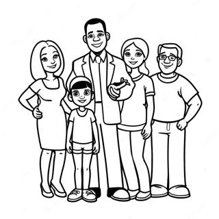 Pagina Para Colorir Do Dia De Diversao Da Familia Orgulhosa 27794-25277