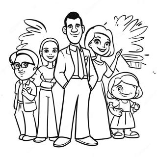 Pagina Para Colorir Do Dia De Diversao Da Familia Orgulhosa 27794-25280