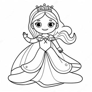 Pagina Para Colorir Da Princesa Da Neve Brilhante 27824-25303