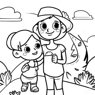 Pagina Para Colorir De Mae E Filho Aventureiros 27875-25333