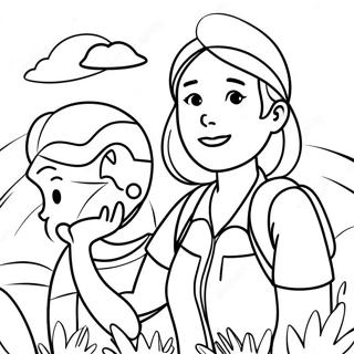 Pagina Para Colorir De Mae E Filho Aventureiros 27875-25334