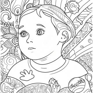 Pagina Para Colorir Da Conscientizacao Sobre O Autismo 2787-2266