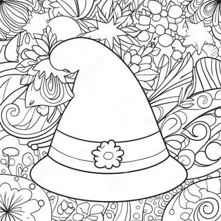 Pagina Para Colorir De Chapeu De Natal 27914-25363