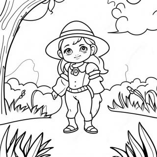 Pagina Para Colorir Da Aventura Do Personagem Do Garten Of Ban Ban 4 27955-25399