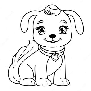 Pagina Para Colorir Do Cachorrinho Barbie 27994-25426