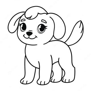 Pagina Para Colorir Do Cachorrinho Barbie 27994-25427