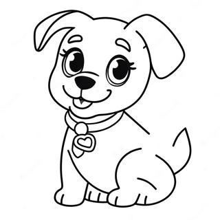 Pagina Para Colorir Do Cachorrinho Barbie 27994-25428