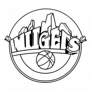 Pagina Para Colorir Do Logo Do Denver Nuggets 28004-25434