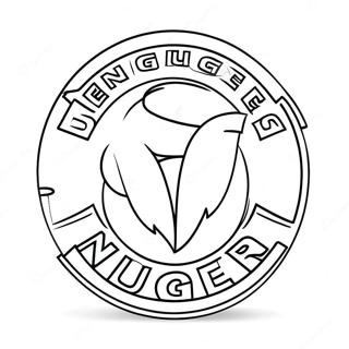 Pagina Para Colorir Do Logo Do Denver Nuggets 28004-25435