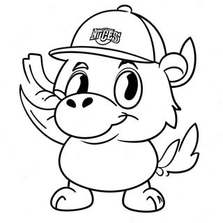 Pagina Para Colorir Do Mascote Do Denver Nuggets 28005-25439