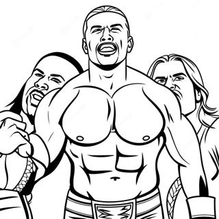 Pagina Para Colorir Superstars Da Wwe Em Acao 28065-25485