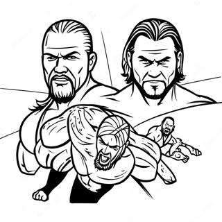 Pagina Para Colorir Superstars Da Wwe Em Acao 28065-25486