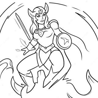 Pagina Para Colorir She Ra Em Armadura De Batalha 28075-25496