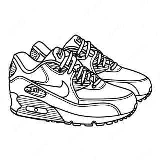 Pagina Para Colorir Dos Sapatos Air Max Coloridos 28105-25519