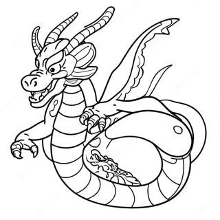 Pagina Para Colorir Do Majestoso Shenron Voando 28145-25551